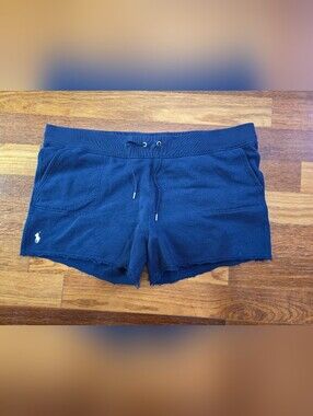 Ralph Lauren Navy Drawstring Athletic Shorts